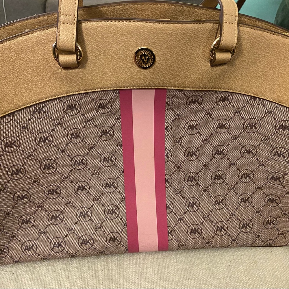 Anne Klein Tan and Pink Women's Bag